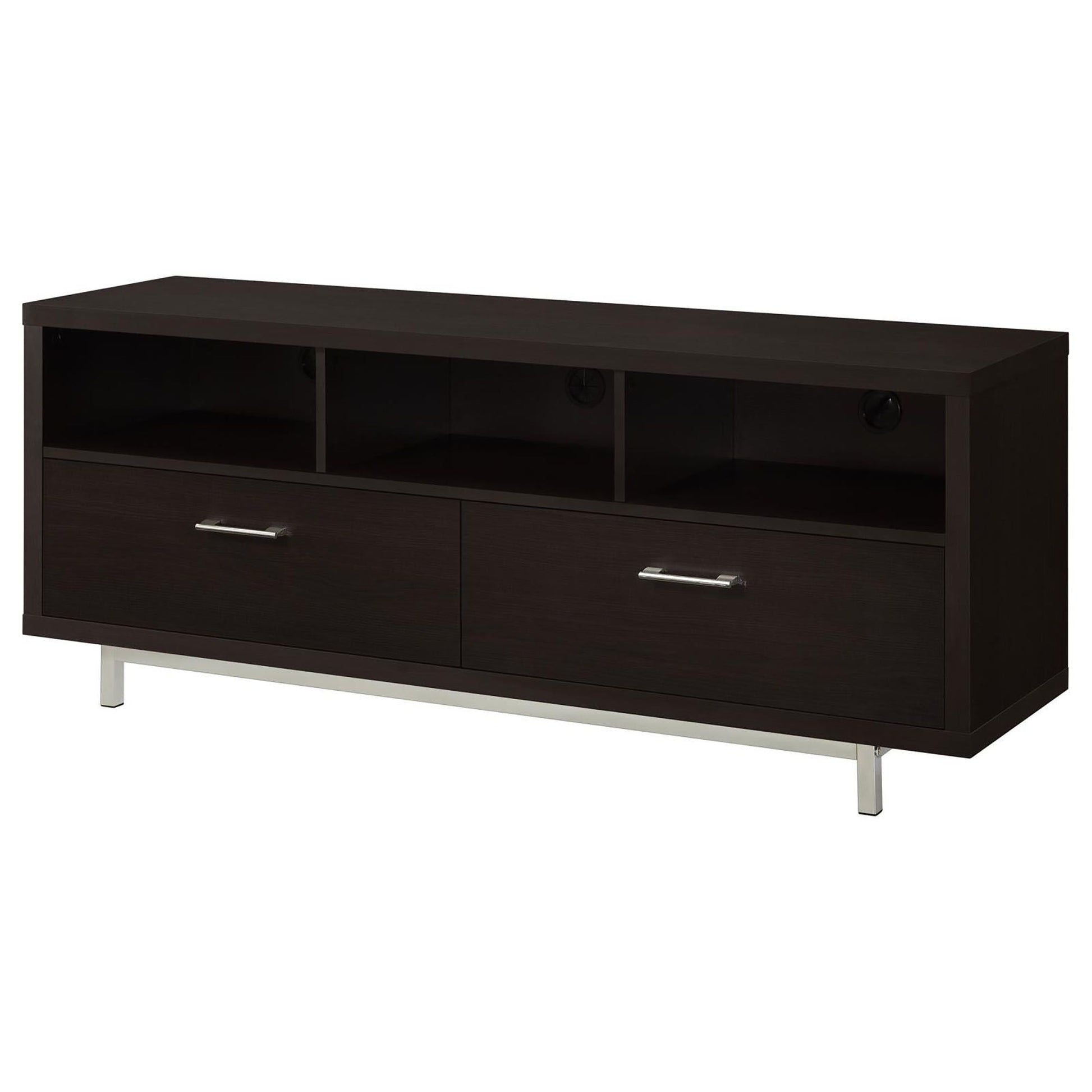 Cappuccino 60-inch Drawer Storage TV Console image 3