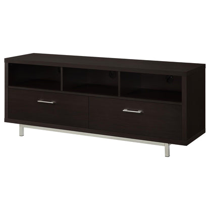 Cappuccino 60-inch Drawer Storage TV Console image 3