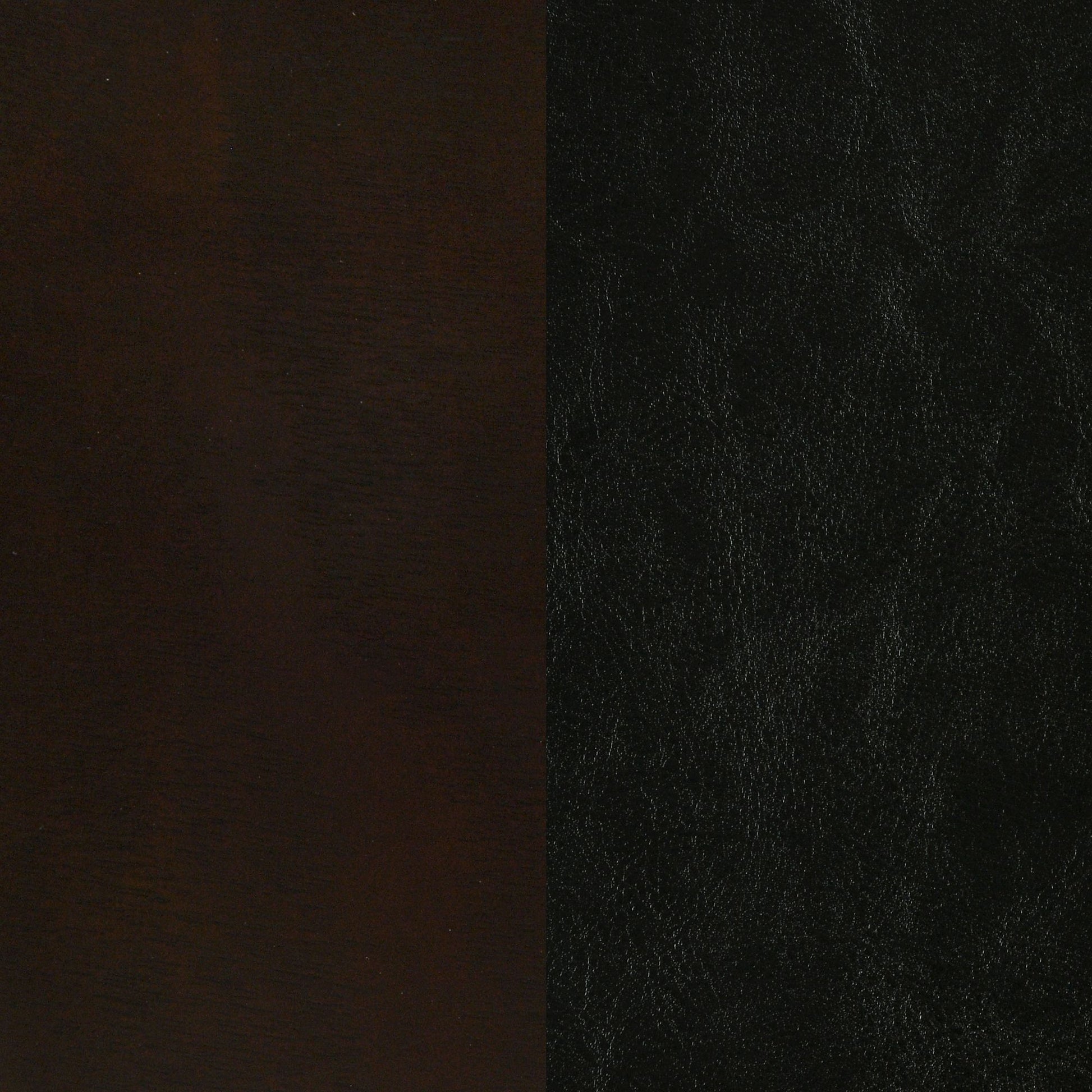 Cappuccino and Black Queen Panel Bed image 9