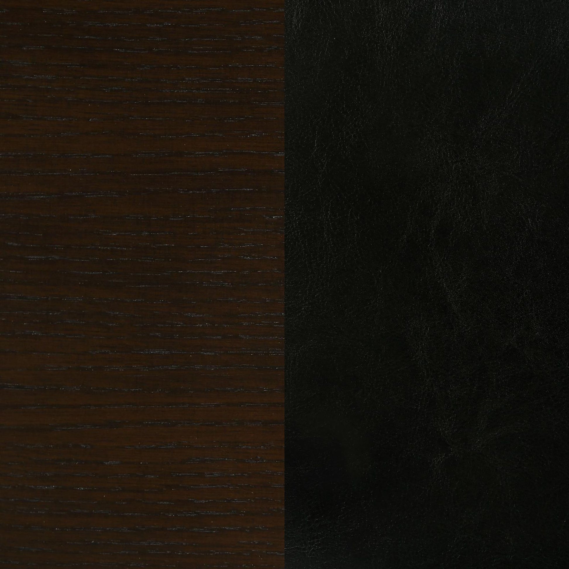 Cappuccino and Black Upholestered Dining Bench image 7