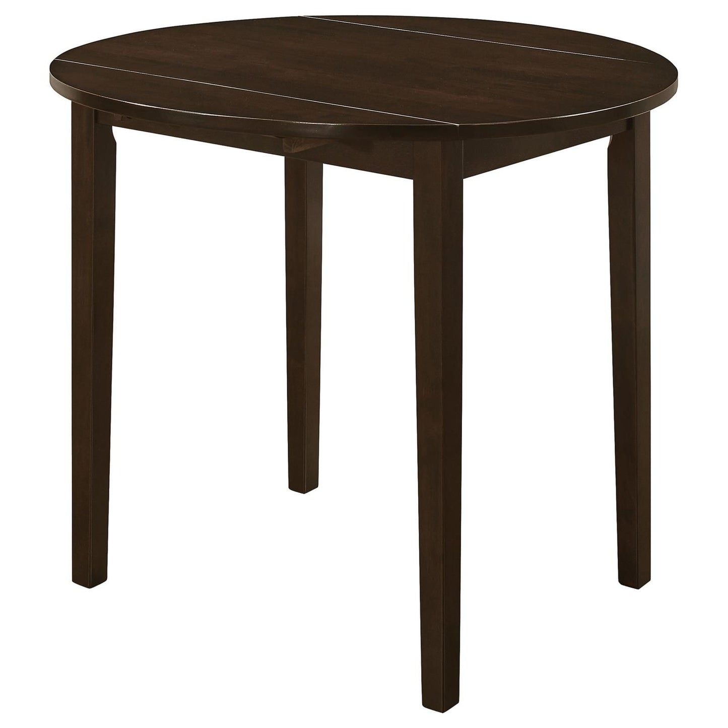Cappuccino and Tan 3-piece Dining Set with Drop Leaf image 8