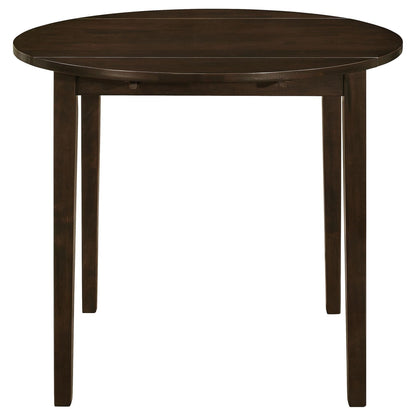 Cappuccino and Tan 3-piece Dining Set with Drop Leaf image 6