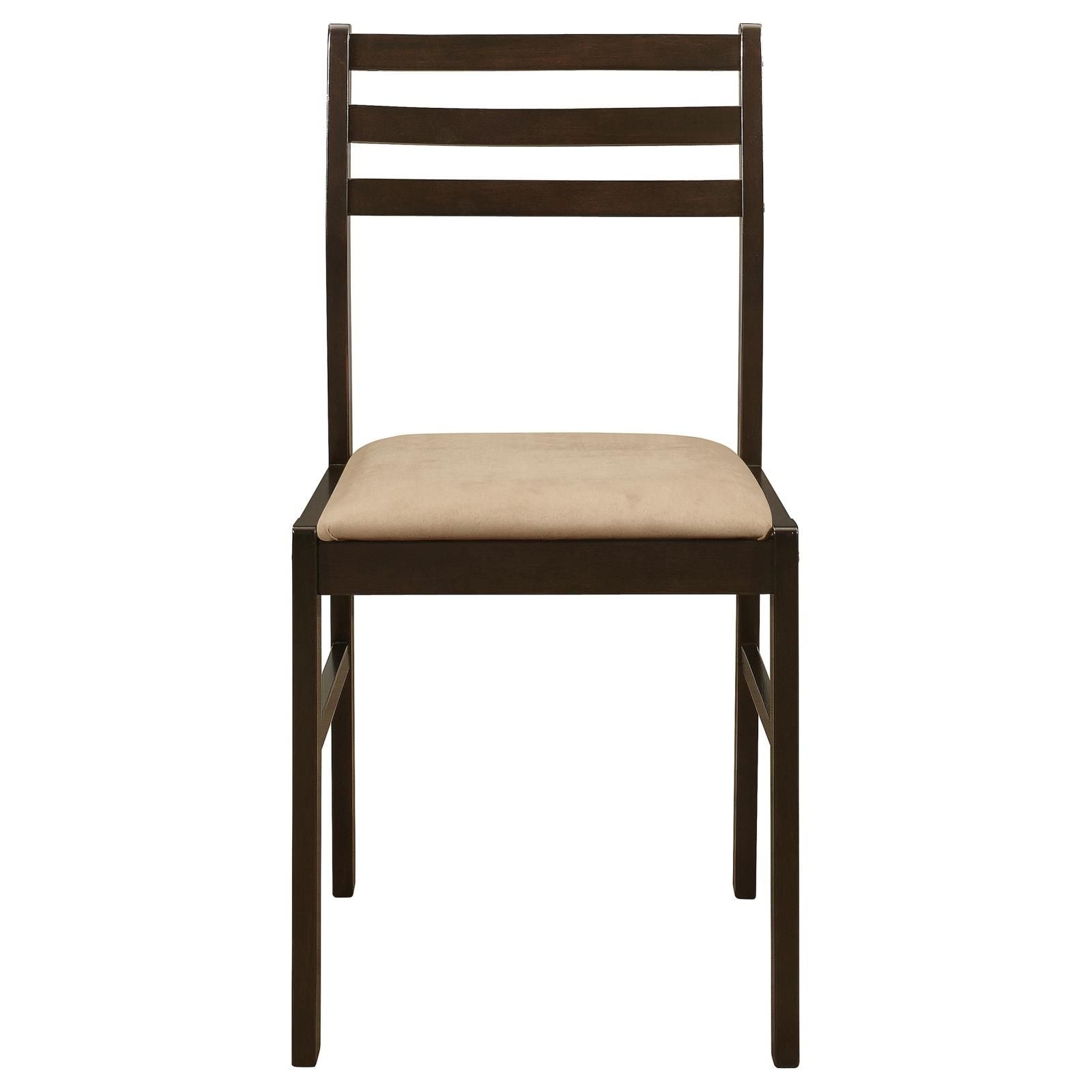 Cappuccino and Tan 3-piece Dining Set with Drop Leaf image 10