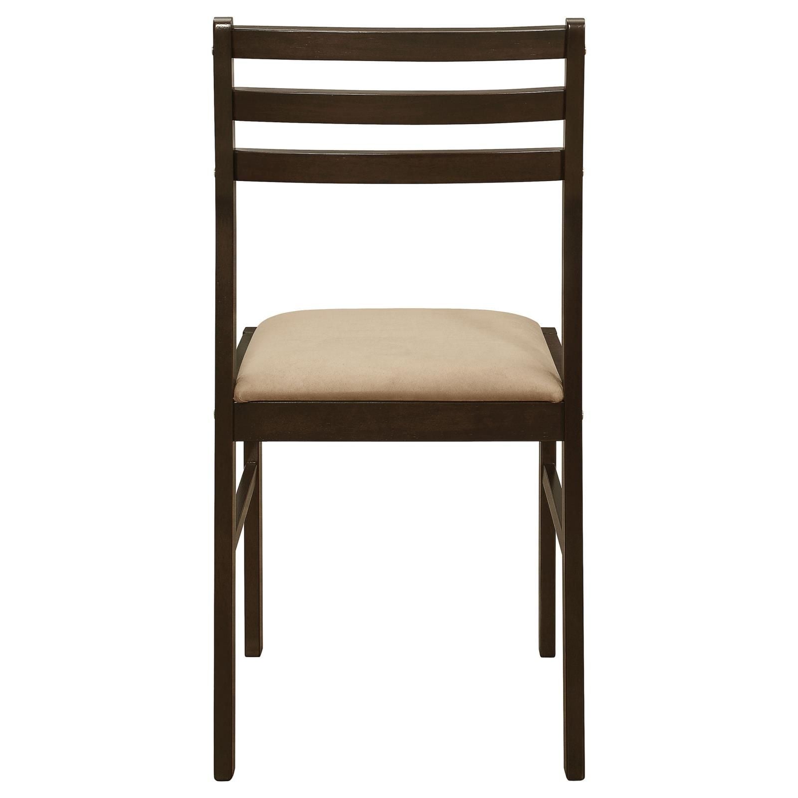 Cappuccino and Tan 3-piece Dining Set with Drop Leaf image 15