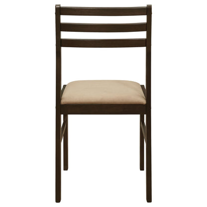 Cappuccino and Tan 3-piece Dining Set with Drop Leaf image 15