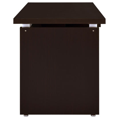 Cappuccino Floating Top Computer Desk image 7