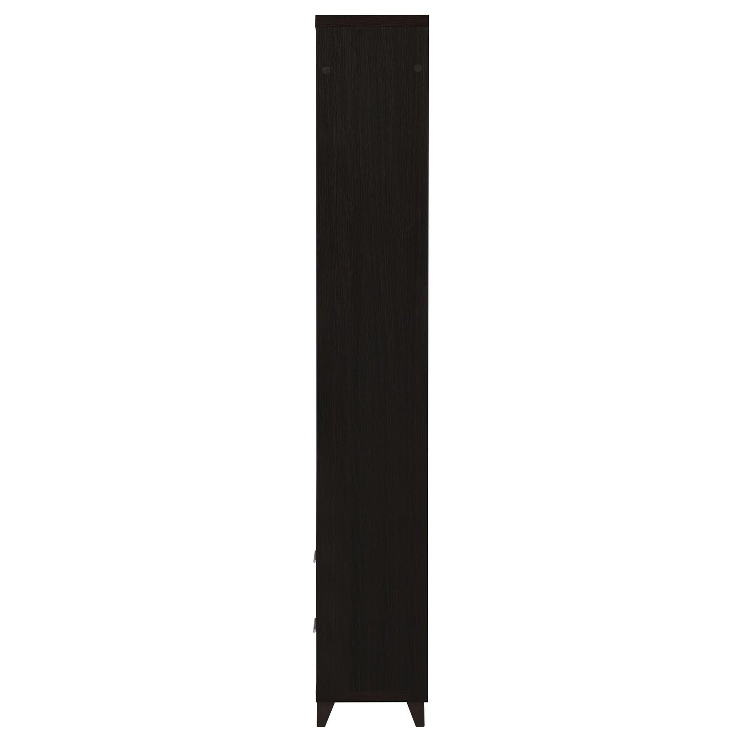 Cappuccino Media Tower with Shelf and Drawer image 5