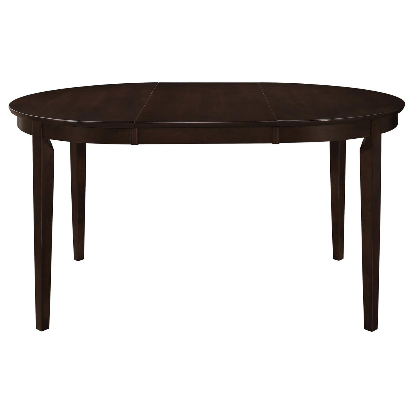 Cappuccino Oval Dining Table with Leaf Extension image 3