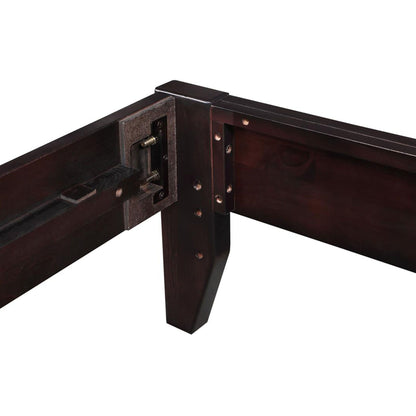 Cappuccino Queen Platform Bed image 7