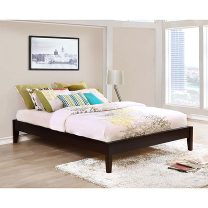 Cappuccino Queen Platform Bed image 1