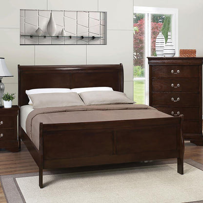 Cappuccino Queen Sleigh Bed image 1