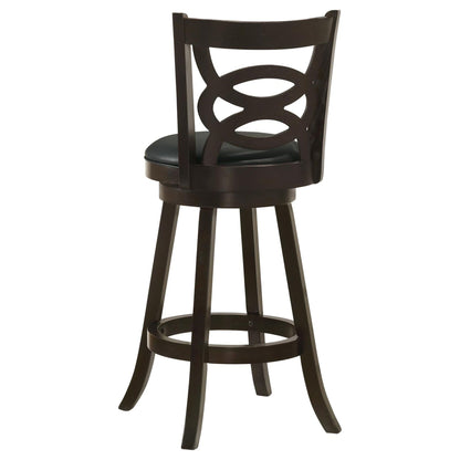 Cappuccino Swivel Bar Height Stool (Set of 2) image 9