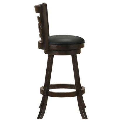 Cappuccino Swivel Bar Height Stool (Set of 2) image 6