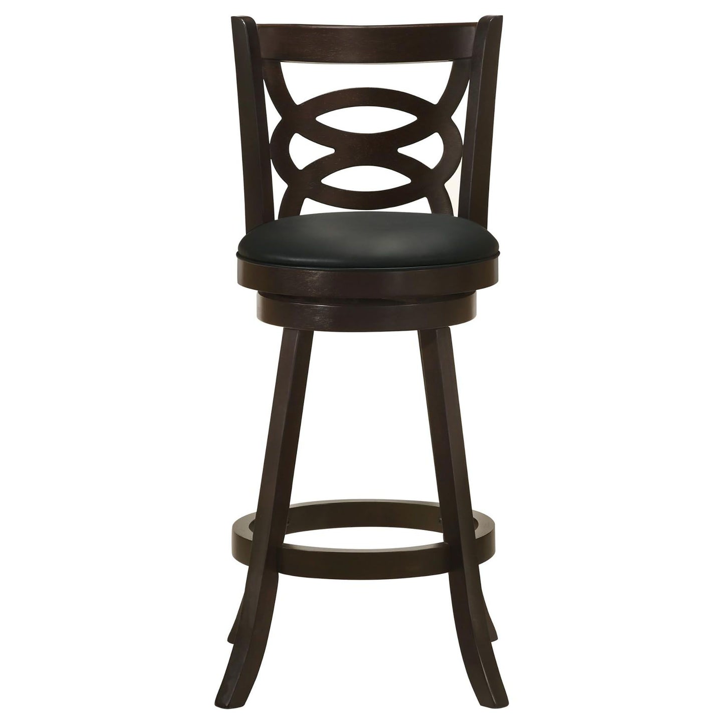 Cappuccino Swivel Bar Height Stool (Set of 2) image 4