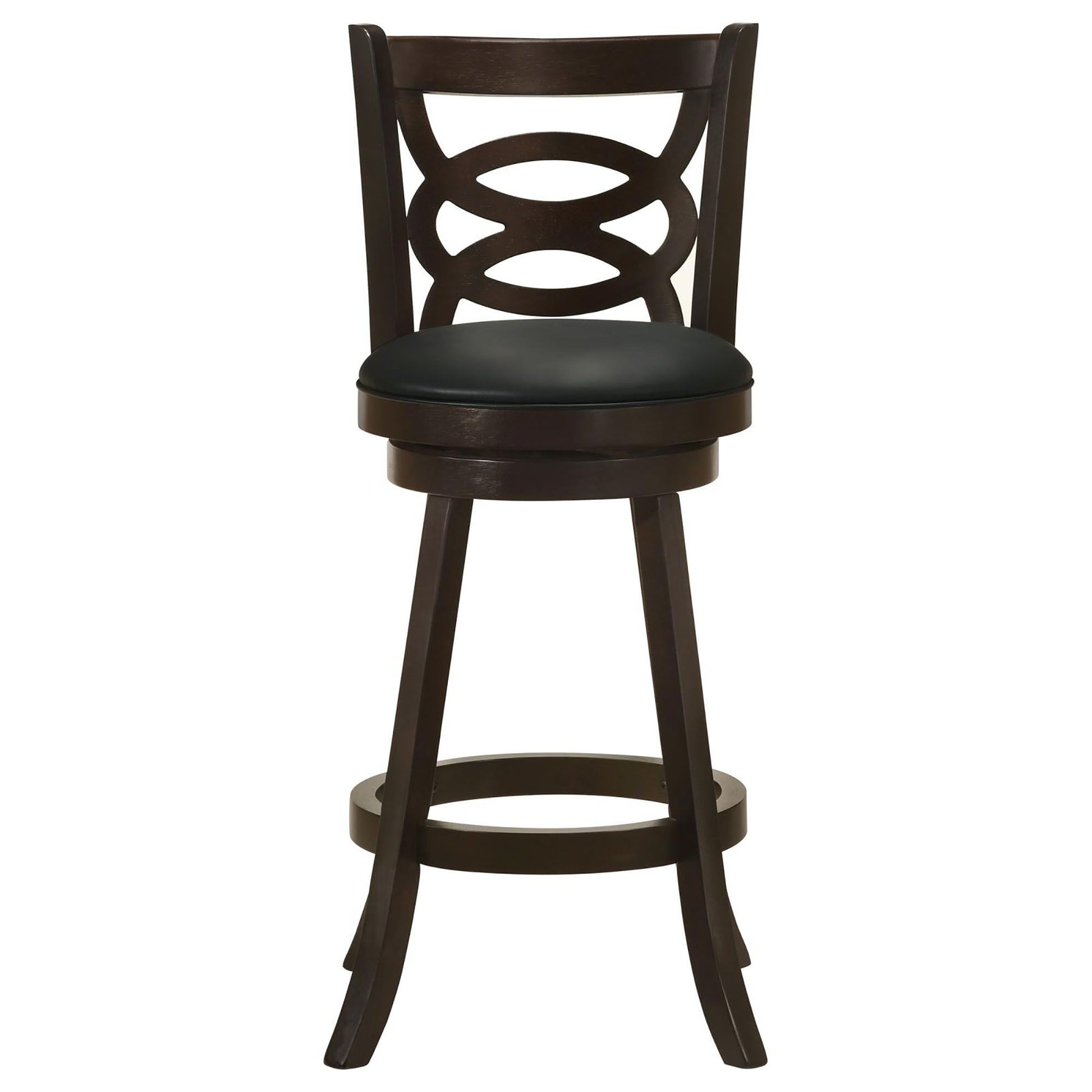 Cappuccino Swivel Bar Height Stool (Set of 2) image 4