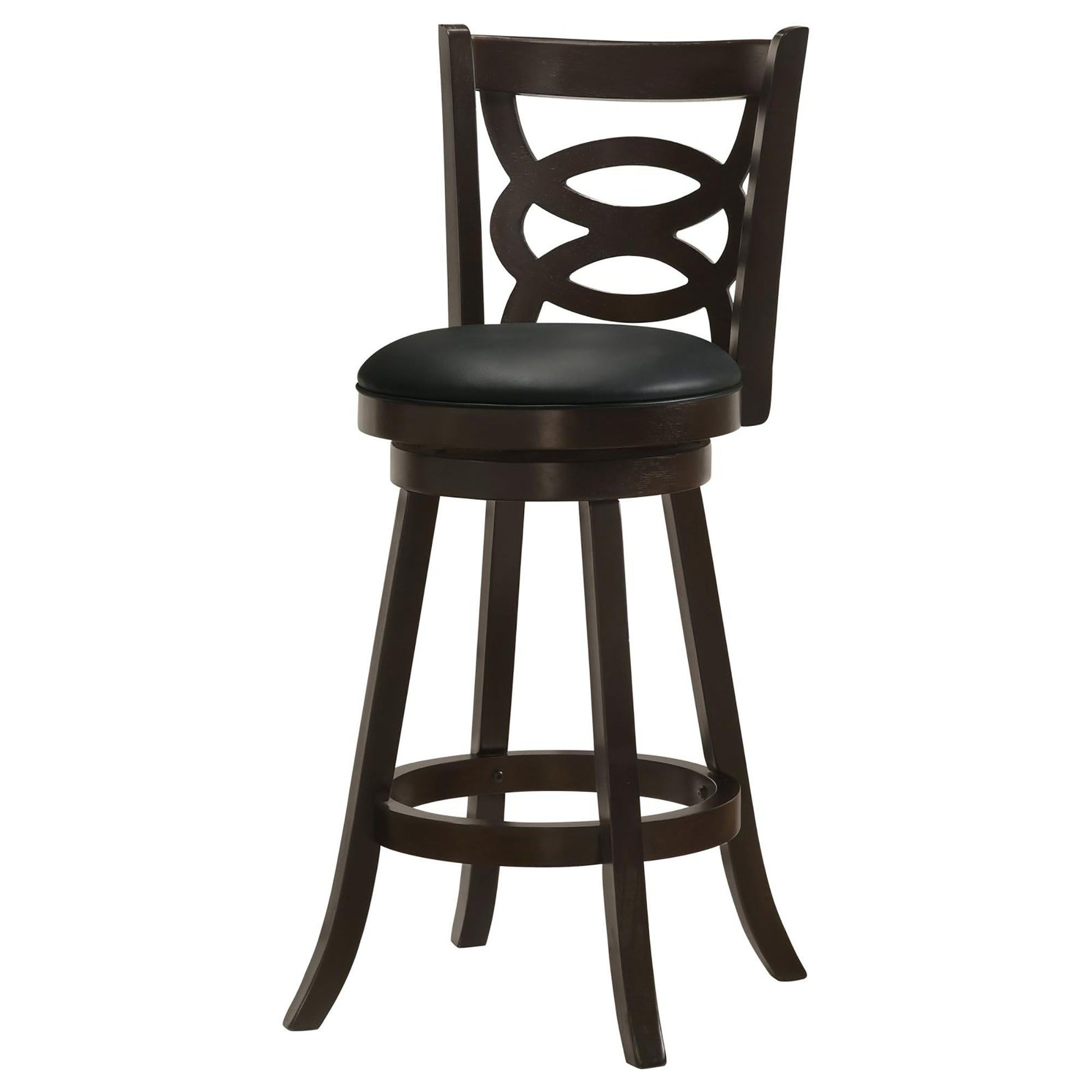 Cappuccino Swivel Bar Height Stool (Set of 2) image 5