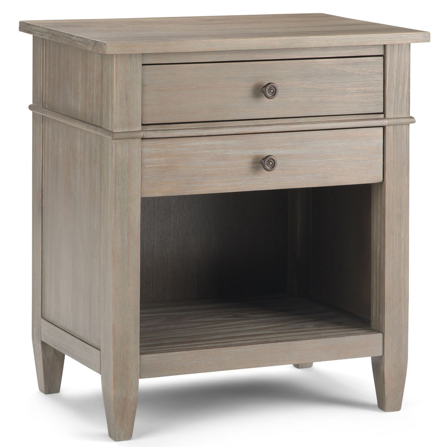 Carlton - Bedside Table - Distressed Grey image 1