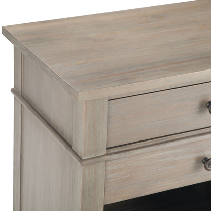 Carlton - Bedside Table - Distressed Grey image 4