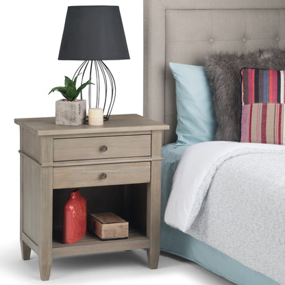 Carlton - Bedside Table - Distressed Grey image 9