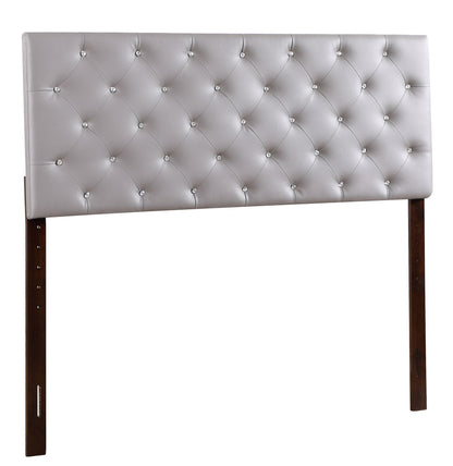 Casual Light Grey Upholstered Headboard King Size image 4