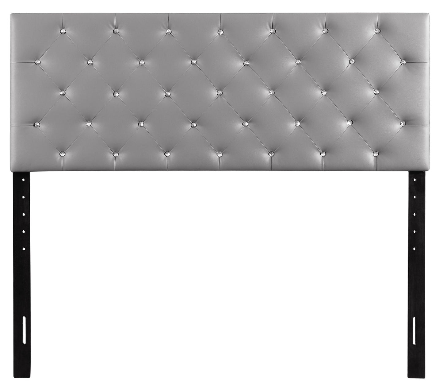 Casual Light Grey Upholstered Headboard King Size image 1
