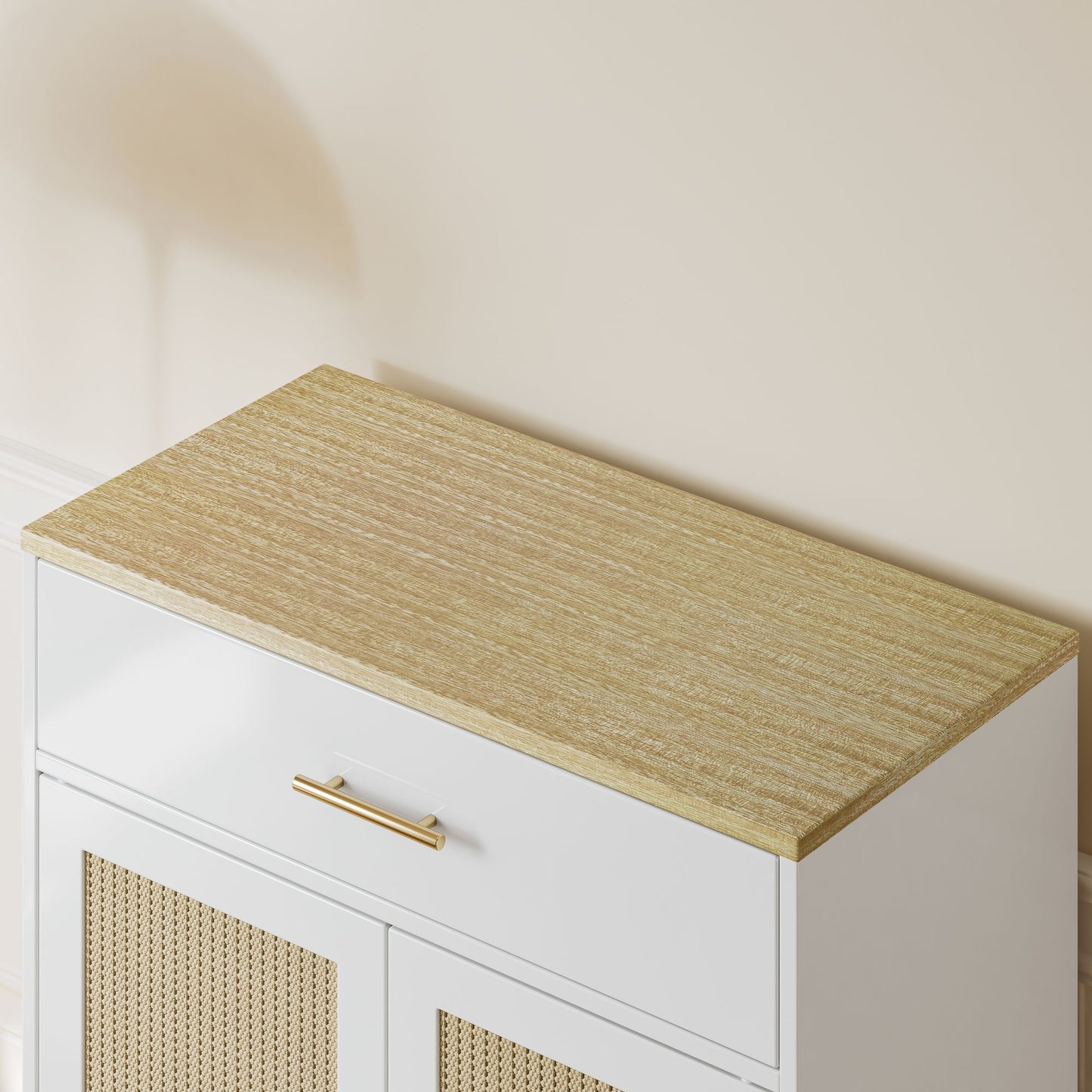 Cat Litter Box Enclosure with Scratch Pad, Hidden Litter Box Furniture, Wooden Pet House Sideboard, Storage Cabinet, Fit image 6