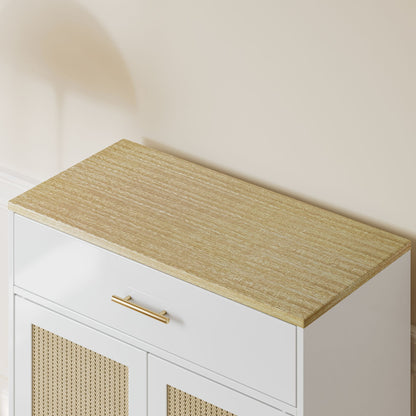 Cat Litter Box Enclosure with Scratch Pad, Hidden Litter Box Furniture, Wooden Pet House Sideboard, Storage Cabinet, Fit image 6