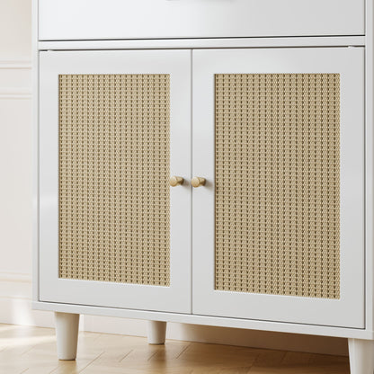 Cat Litter Box Enclosure with Scratch Pad, Hidden Litter Box Furniture, Wooden Pet House Sideboard, Storage Cabinet, Fit image 5