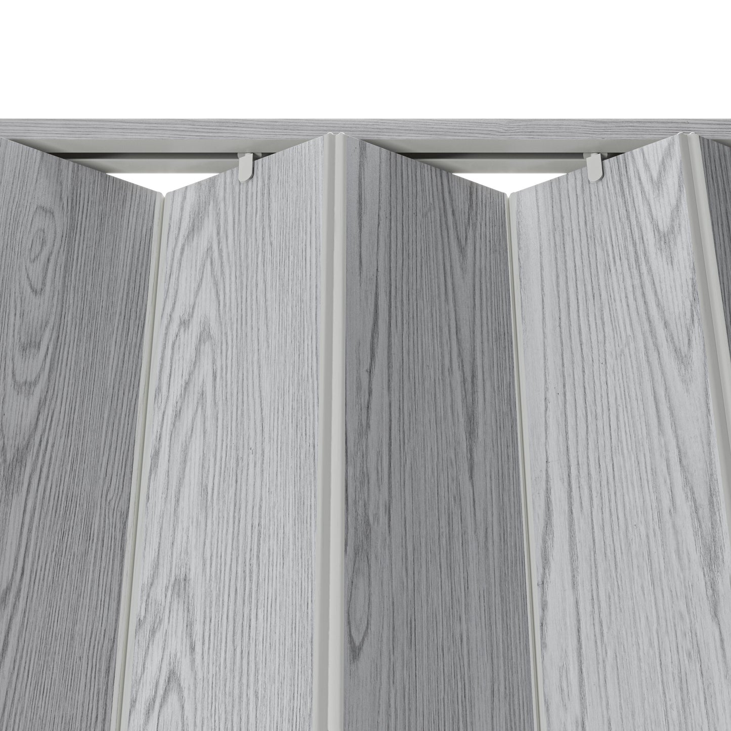 Studio Series 36" W PVC Foldable Accordion Doors, Grey image 5
