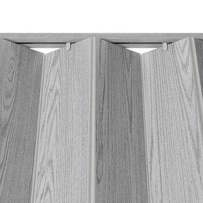 Studio Series 36" W PVC Foldable Accordion Doors, Grey image 5