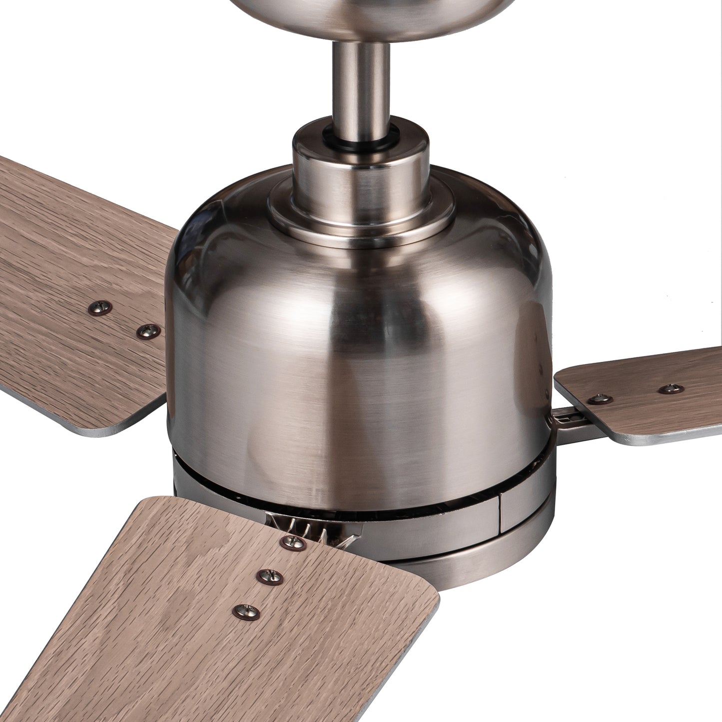 48" Brushed Nickel Lowe Profile Ceiling Fan with Light image 8