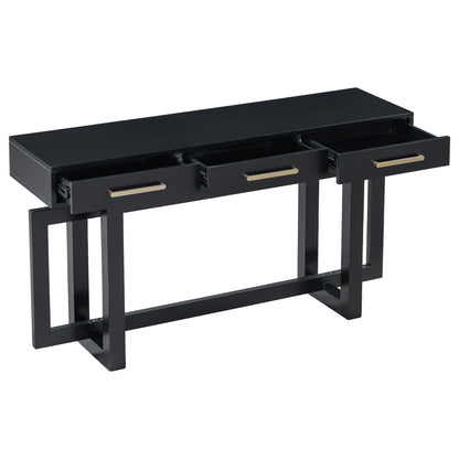 U_STYLE Elegant Console Table with Three Drawers, Extra Long Entryway Table for Entryway, Hallway, Living Room, Foyer, Corridor image 8