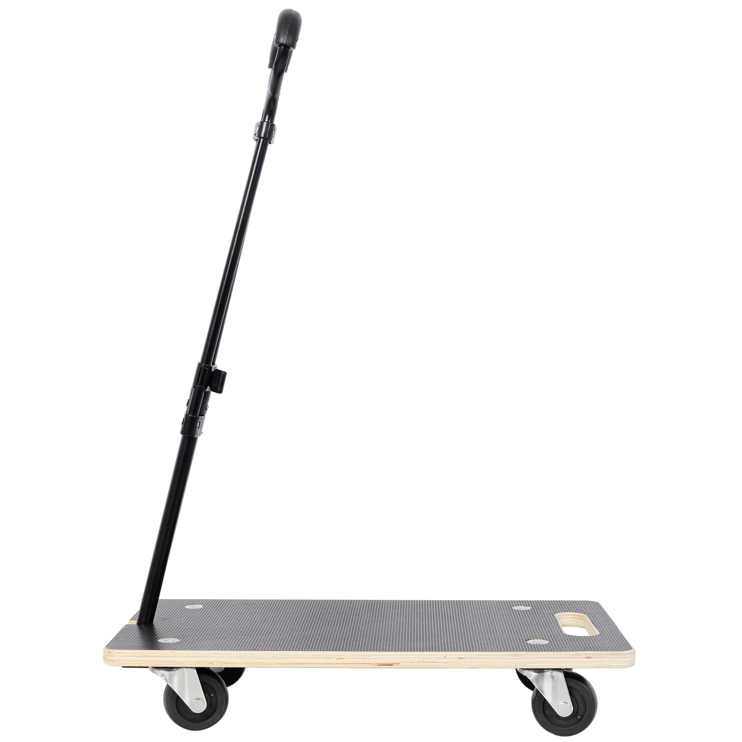 Heavy Duty Wooden Rectangle Moving Dolly with Ergonomic Handle, 440 LBS Load Capacity 3 Inch PP Casters, Multi Purpose Furniture Plant Transport Cart for Heavy Goods Moving image 9
