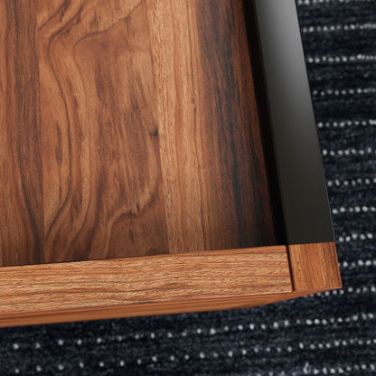 Coffee Table with Full-Extension Drawers, Dark Brown finish image 5