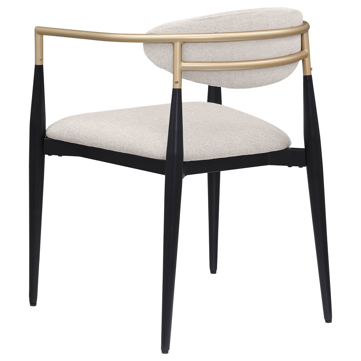 Mistra Beige Fabric Upholstered Dining Arm Chair (Set of 2) image 9