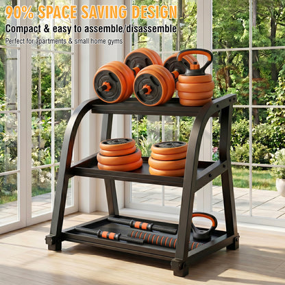 66LB Adjustable Dumbbell Set, 4-in-1 Convertible Weights, Dumbbells, Barbell, Kettlebells for Home Gym Workouts image 10