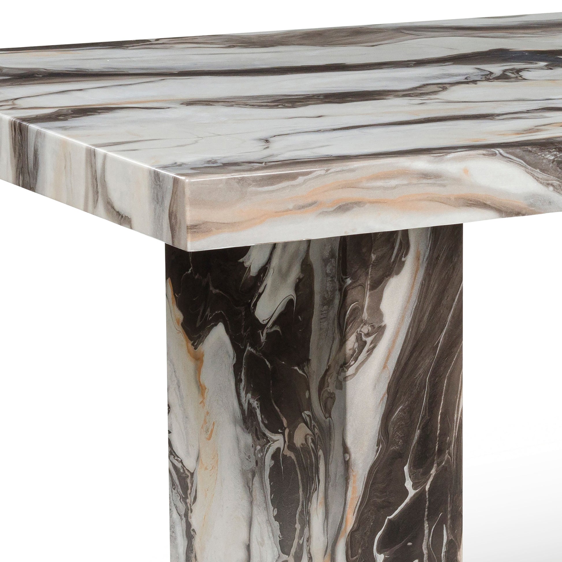 Cavira Modern Faux Marble Counter Height Dining Table image 3