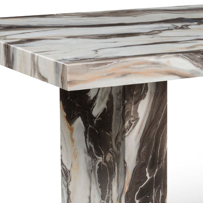 Cavira Modern Faux Marble Counter Height Dining Table image 3