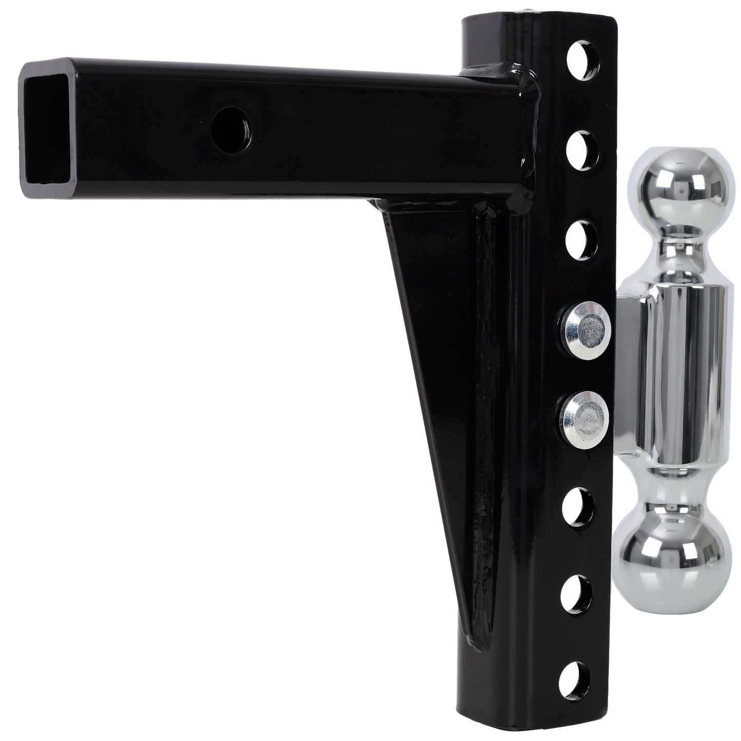 Adjustable Dual Ball Mount,12,000 lb & 10,000 lb Towing Capacity,Dual Hitch Balls (2" & 2‑5/16"), Fits 2" Receiver image 5