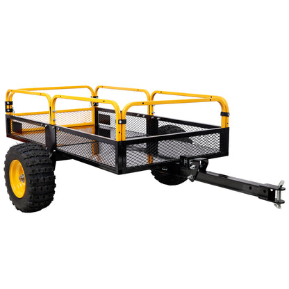 Heavy-Duty Tow-Behind Dump Cart 1000 lbs Load Capacity for ATV UTV Lawn Mower Tractor Yard Garden Farm Hauling image 7