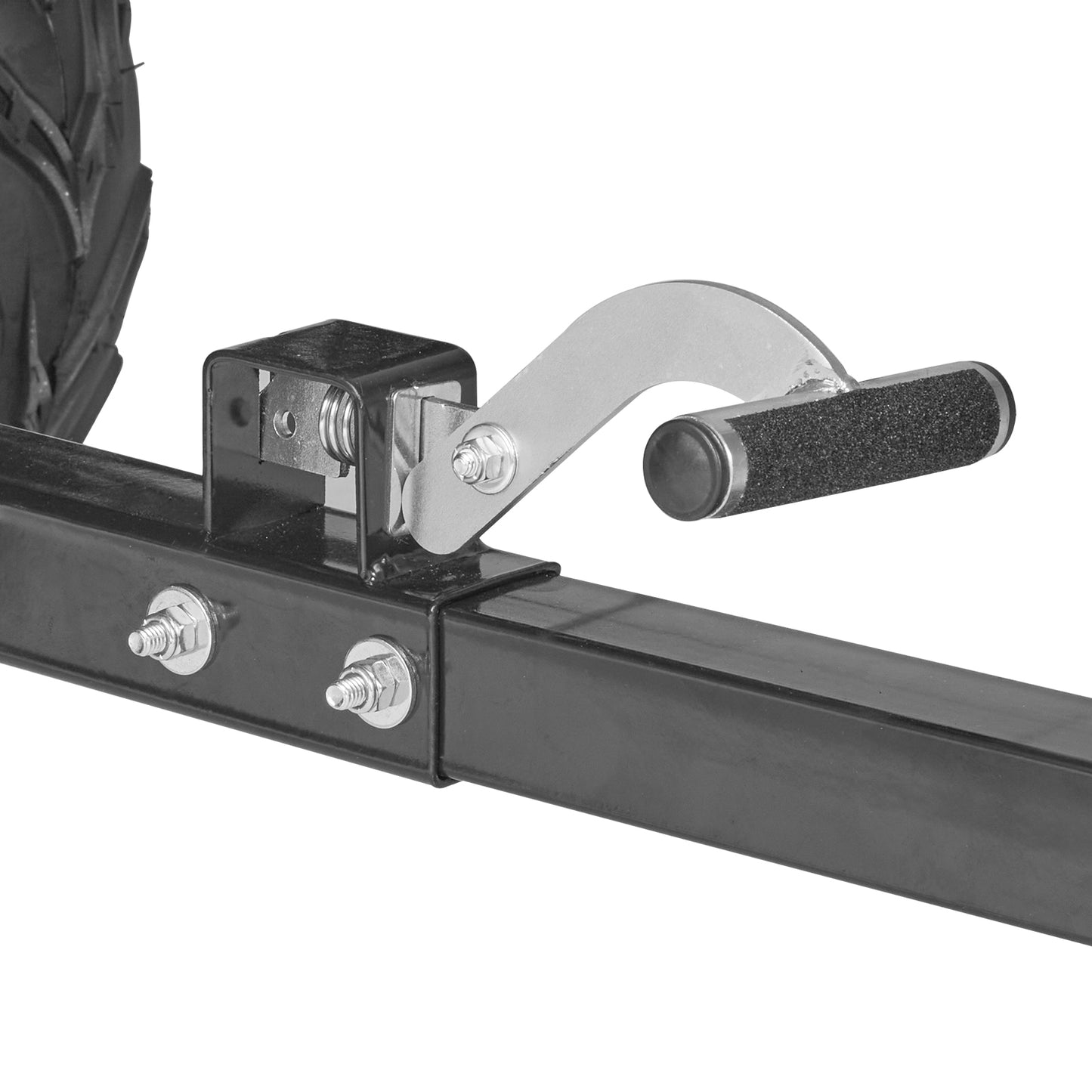Heavy Duty Steel ATV Dump Trailer, 1500-Pound Load Capacity 15 Cubic Feet, Tow Behind Dump Cart Garden Trailer, with Removable Sides and 2 Tires, for Mowers, Tractors, ATV, UTV image 6