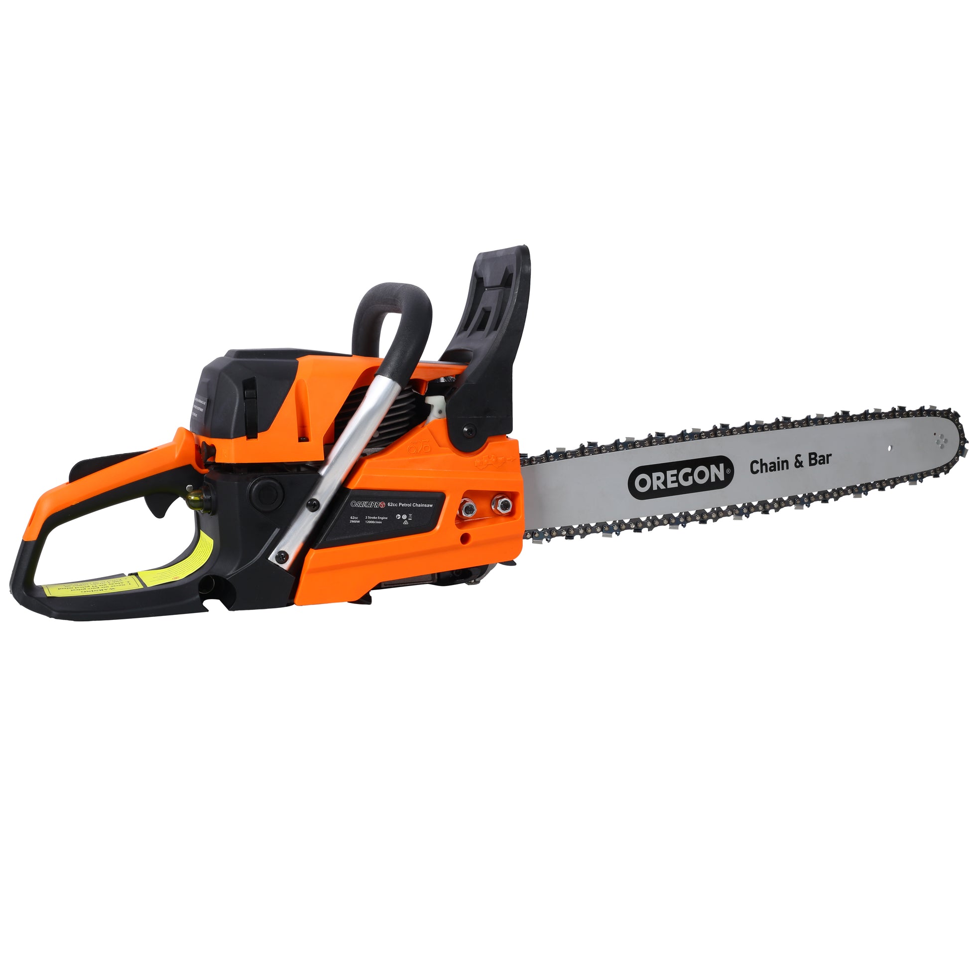 62CC Gas Powered Chainsaw, 20 Inch Oregon Chain&Bar 2-Cycle Petrol Handheld Cordless Chain Saw, Gasoline Gas Chainsaws for Tree Wood Cutting,WITH OREGON CHAIN&BAR,EPA compliant image 6