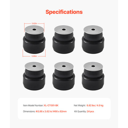 Body Mount Bushing Kit for 1999-2014 Chevy Silverado & Sierra 1500/2500 24 PCS image 2