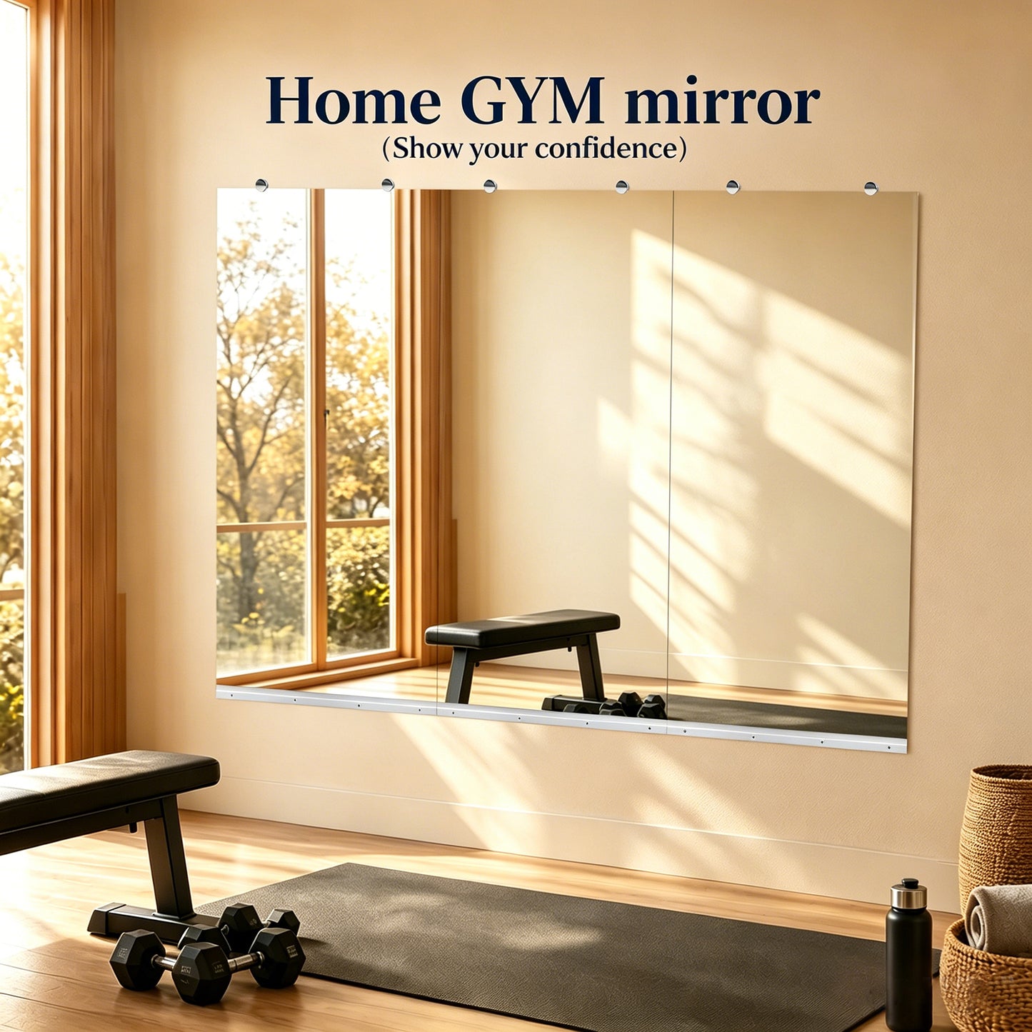 GYM MIRROR 24X48 INCH -3pcs image 9