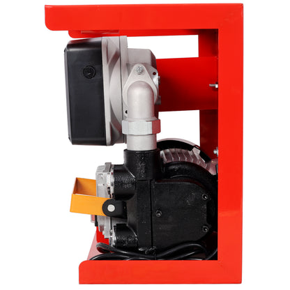 110V Self-Priming Diesel Fuel Transfer Pump Kit with Manual Nozzle, Electric Oil Pump with Flow Meter, 13FT Hose & Fuel Nozzle Assembly image 4