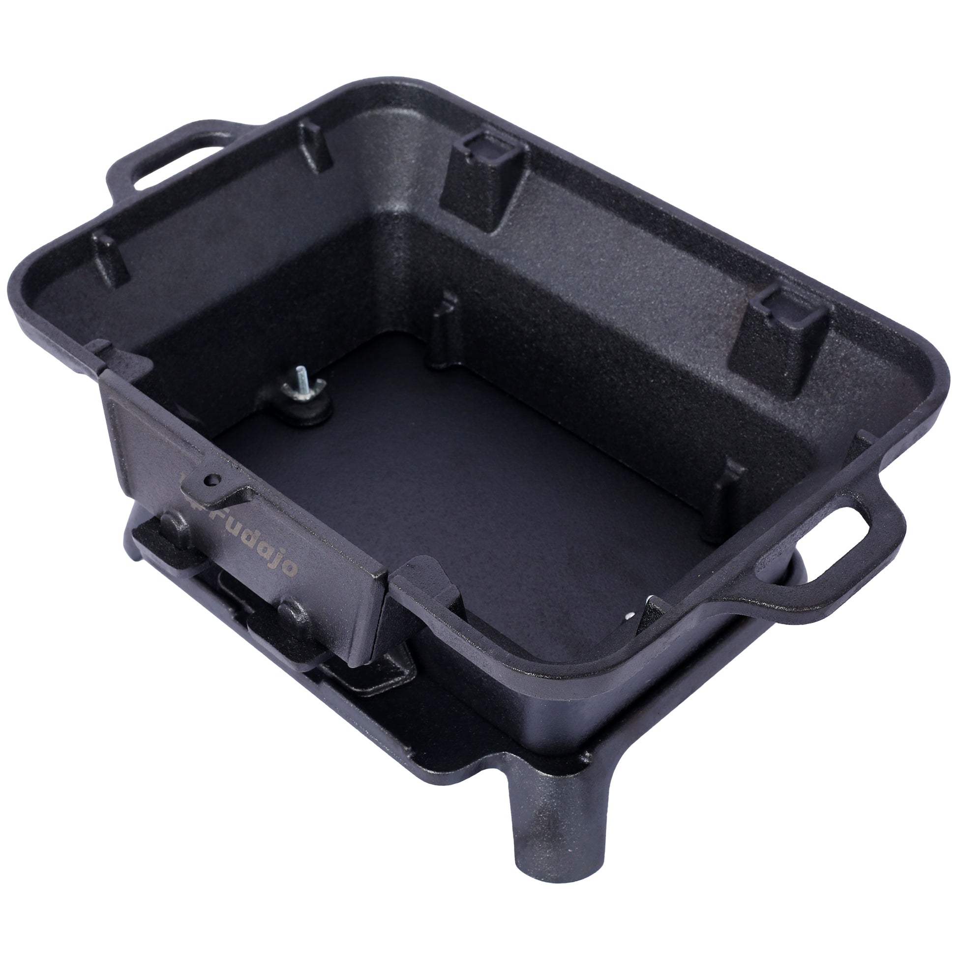 Oval Cast Iron Grill Outdoor, Portable Charcoal Grill and Tabletop Cast Iron Skillet - 100% Cast Iron, Durable, Small Charcoal Grill, Camping Stove, Hibachi Grill image 10