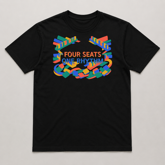 Four-Seat Tempo Mahjong Social Graphic T-Shirt - POD-20260811-150_black_front_mockup