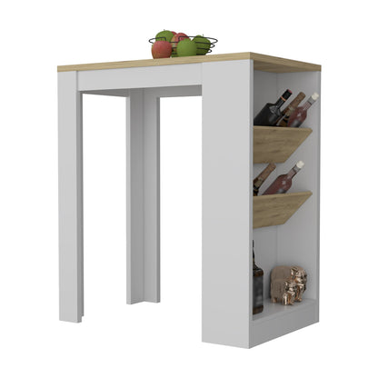 Cecil Kitchen Island, 3-Tier Shelf, Manufactured wood Top image 6
