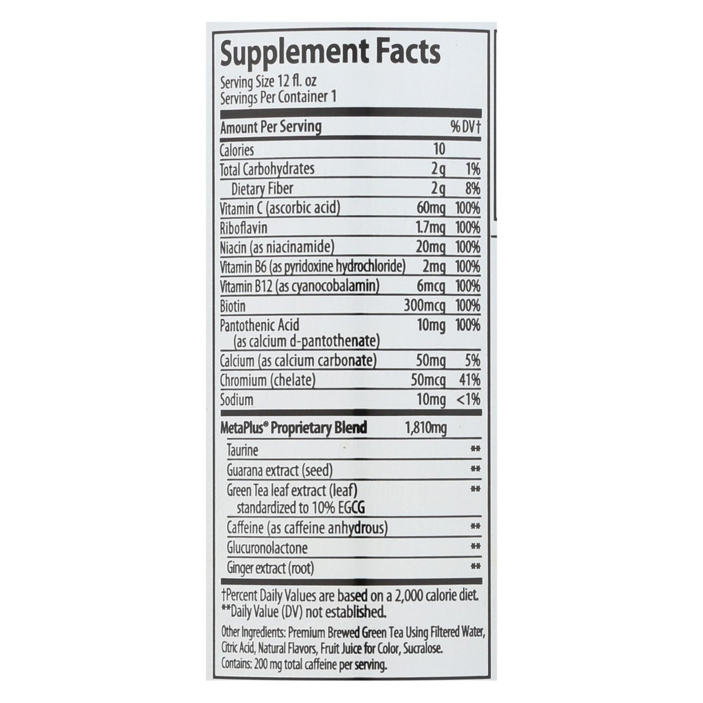 Celcius Live Fit Peach Mango Non-carbonated Green Tea - Case Of 12 - 12 Fz image 3