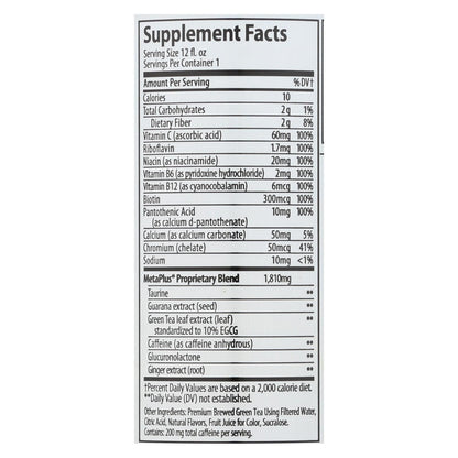 Celcius Live Fit Peach Mango Non-carbonated Green Tea - Case Of 12 - 12 Fz image 3